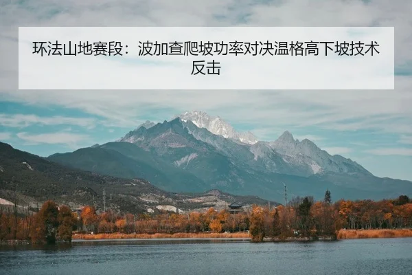 环法山地赛段：波加查爬坡功率对决温格高下坡技术反击